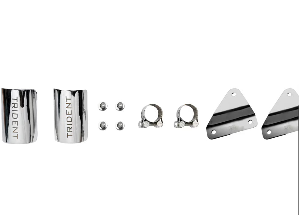 ESCAPE SLIP-ON TRIDENT 650 TWINS - CROMADO
