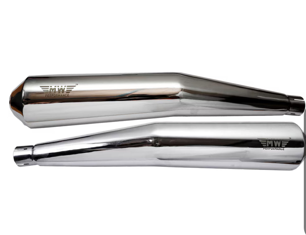 ESCAPE SLIP-ON TRIDENT 650 TWINS - CROMADO