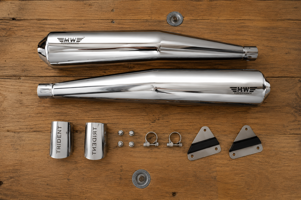 ESCAPE SLIP-ON TRIDENT 650 TWINS - CROMADO